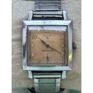 Elgin Shockmaster Vintage Men’s Wind Watch ( Needs Repair)